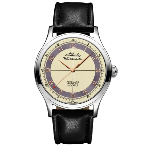 Atlantic 53754.41.93RB Worldmaster Original Automatic Cream Black