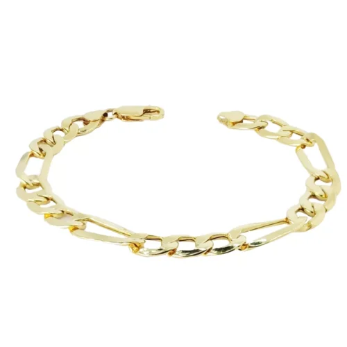 Bransoletka Złota 14k splot Figaro 23cm