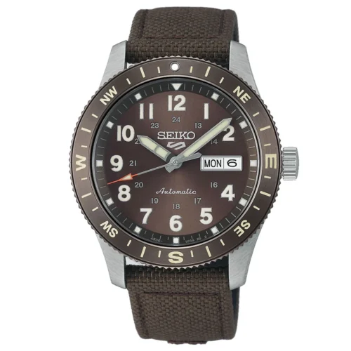 Seiko-HDB009K1-5-Sports-Automatic-Na-pasku-brazowy.webp Seiko HDB009K1 5 Sports Automatic