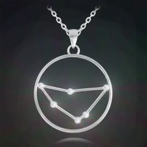 Srebrny naszyjnik KOZIOROŻEC Znak zodiaku