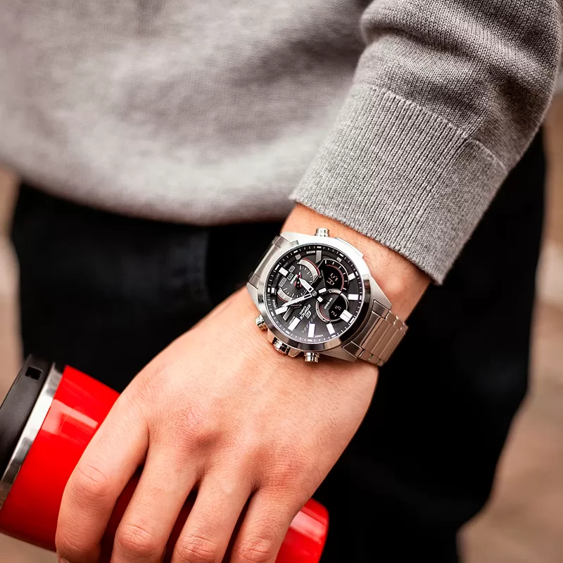 Zegarek-Casio-EDIFICE-ECB-30D-1AEF-Bluetooth-Zegarek-meski-na-bransolecie-stalowy-wodoszczelny-2-jpg.webp Zegarek Casio EDIFICE ECB-30D-1AEF Bluetooth