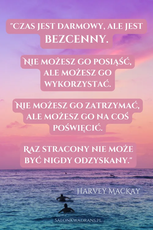 Czas inspirujący cytat