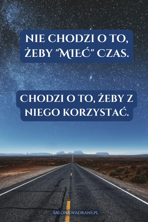 Wykorzystaj czas cytat